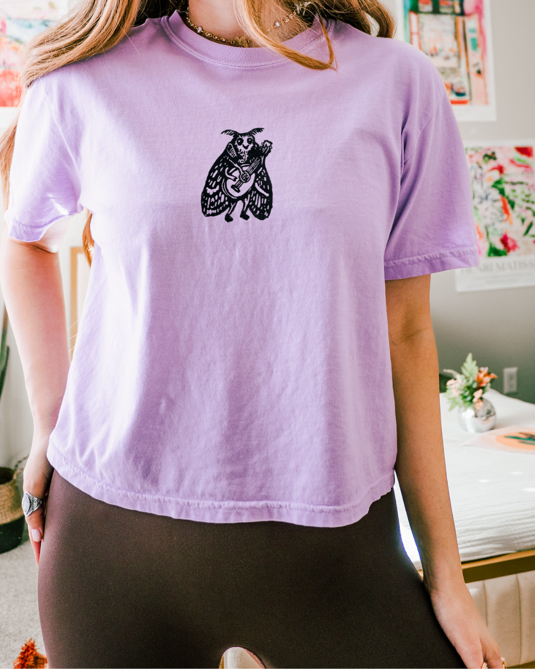 Musical Moth Crop Top