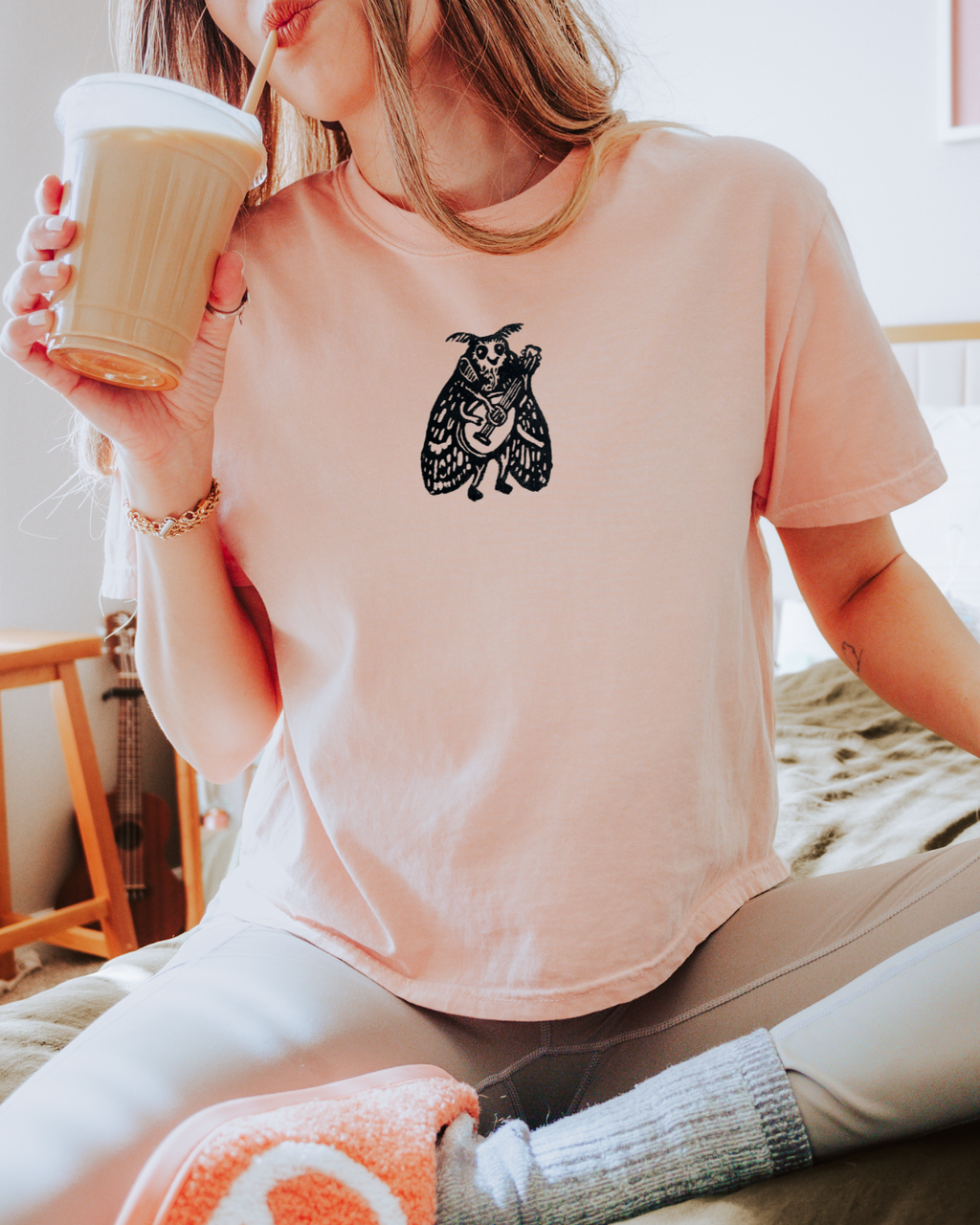 Musical Moth Crop Top