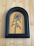 Sunflower Print Arch Frame