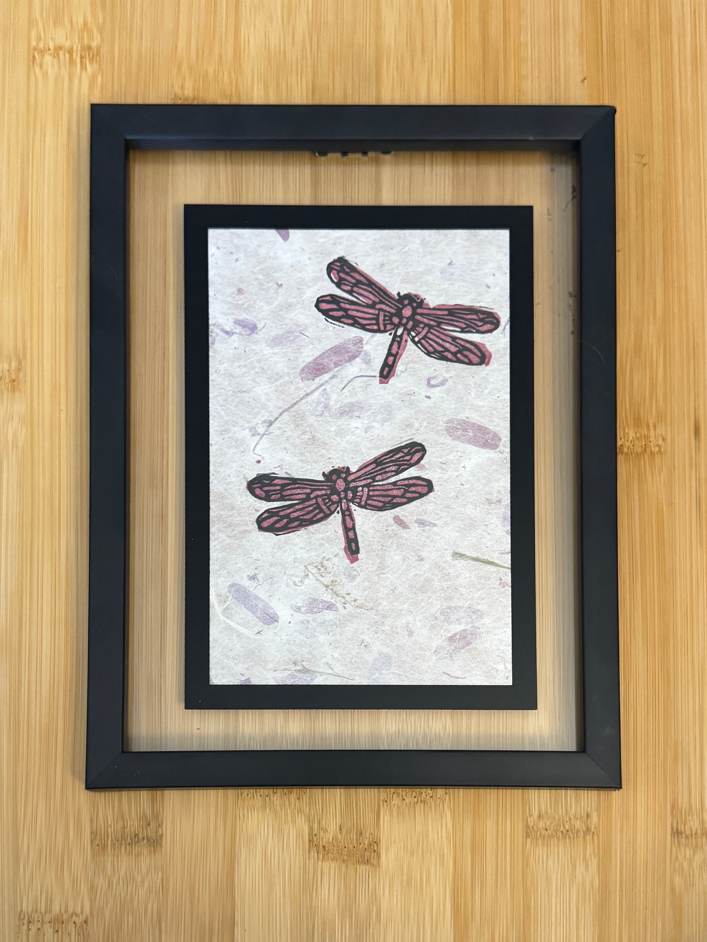 Dragonfly Print Framed