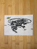 Pond Frog Print