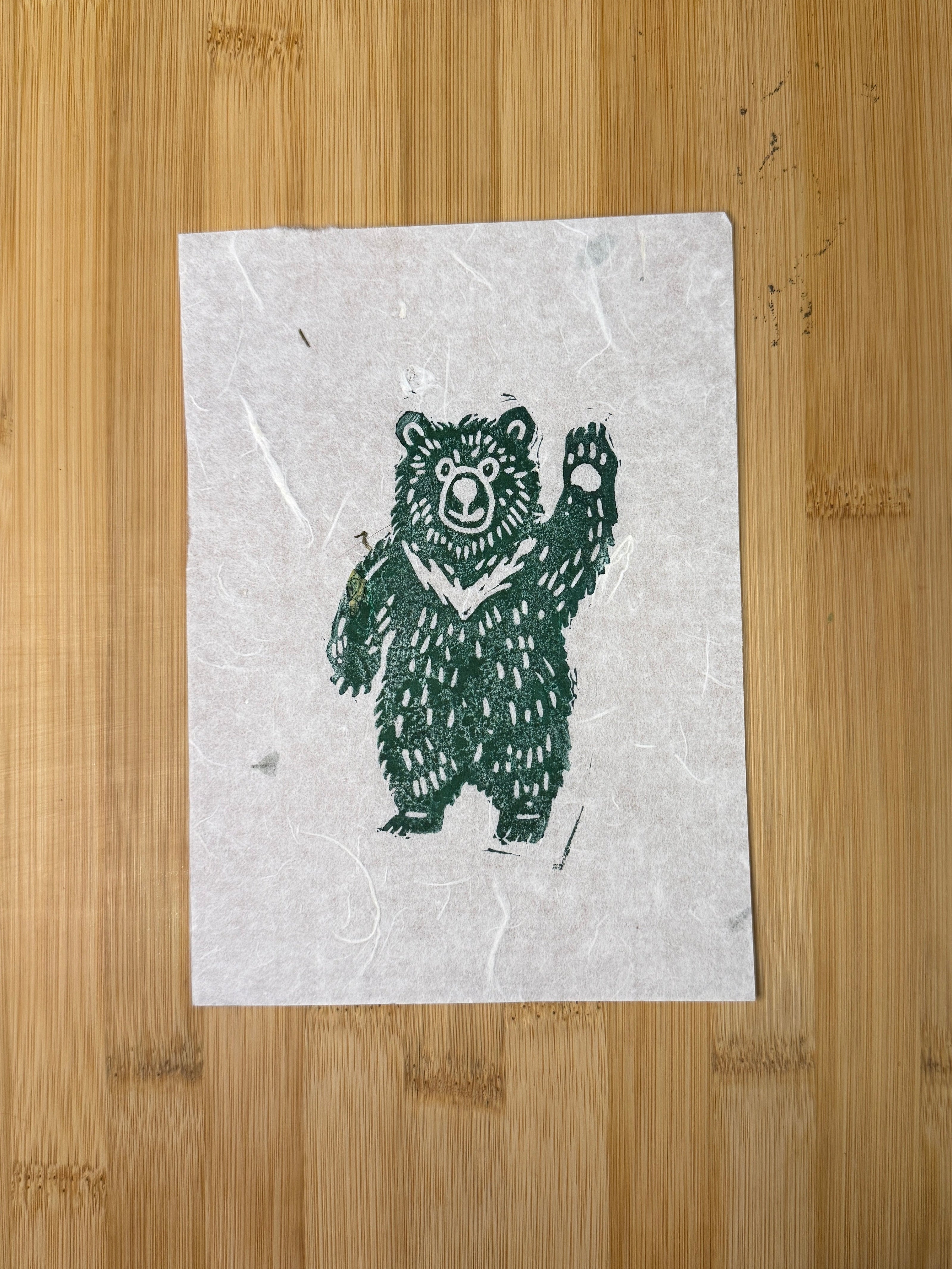 I Choose The Bear Print