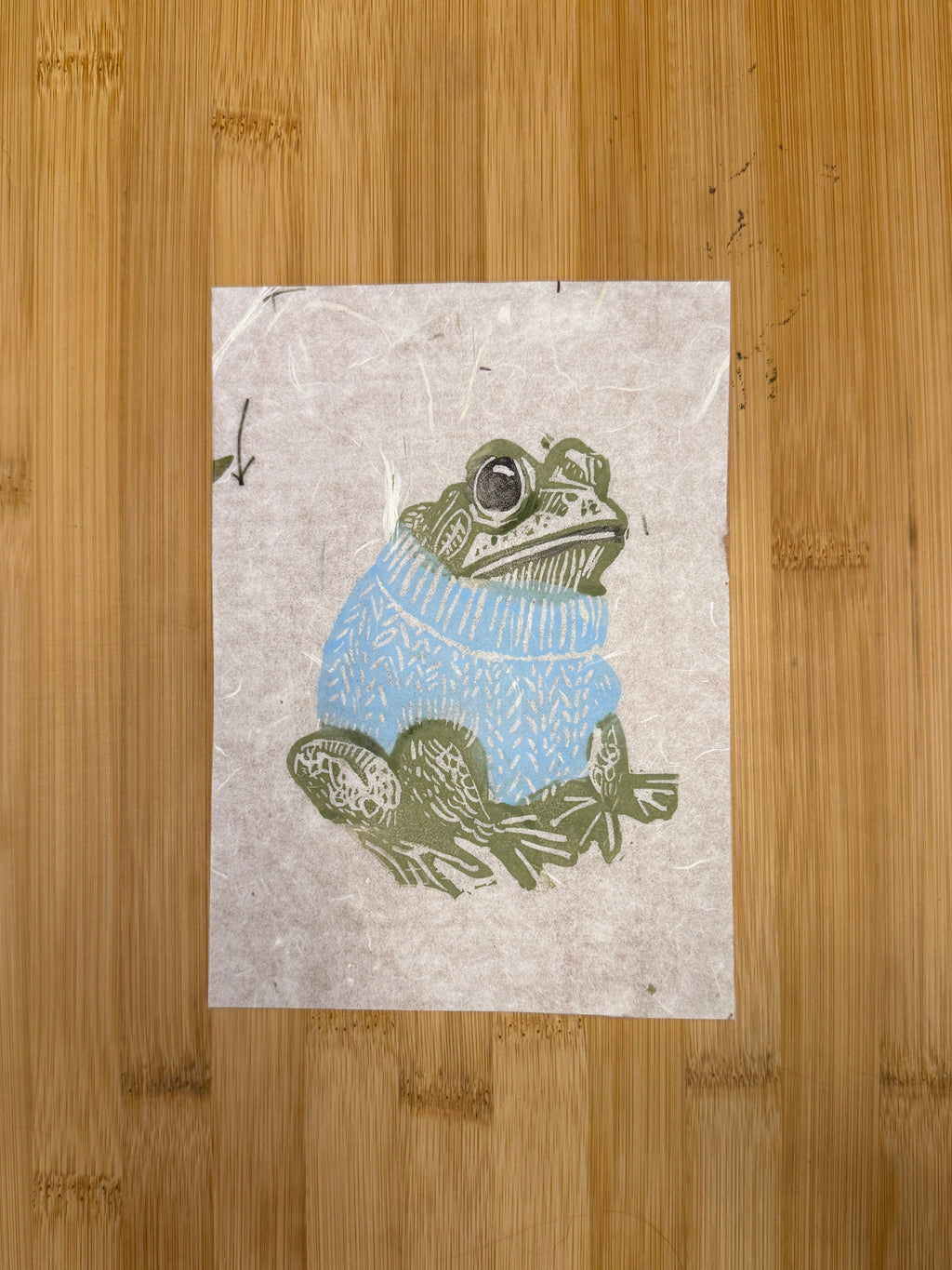 Harold The Frog Print