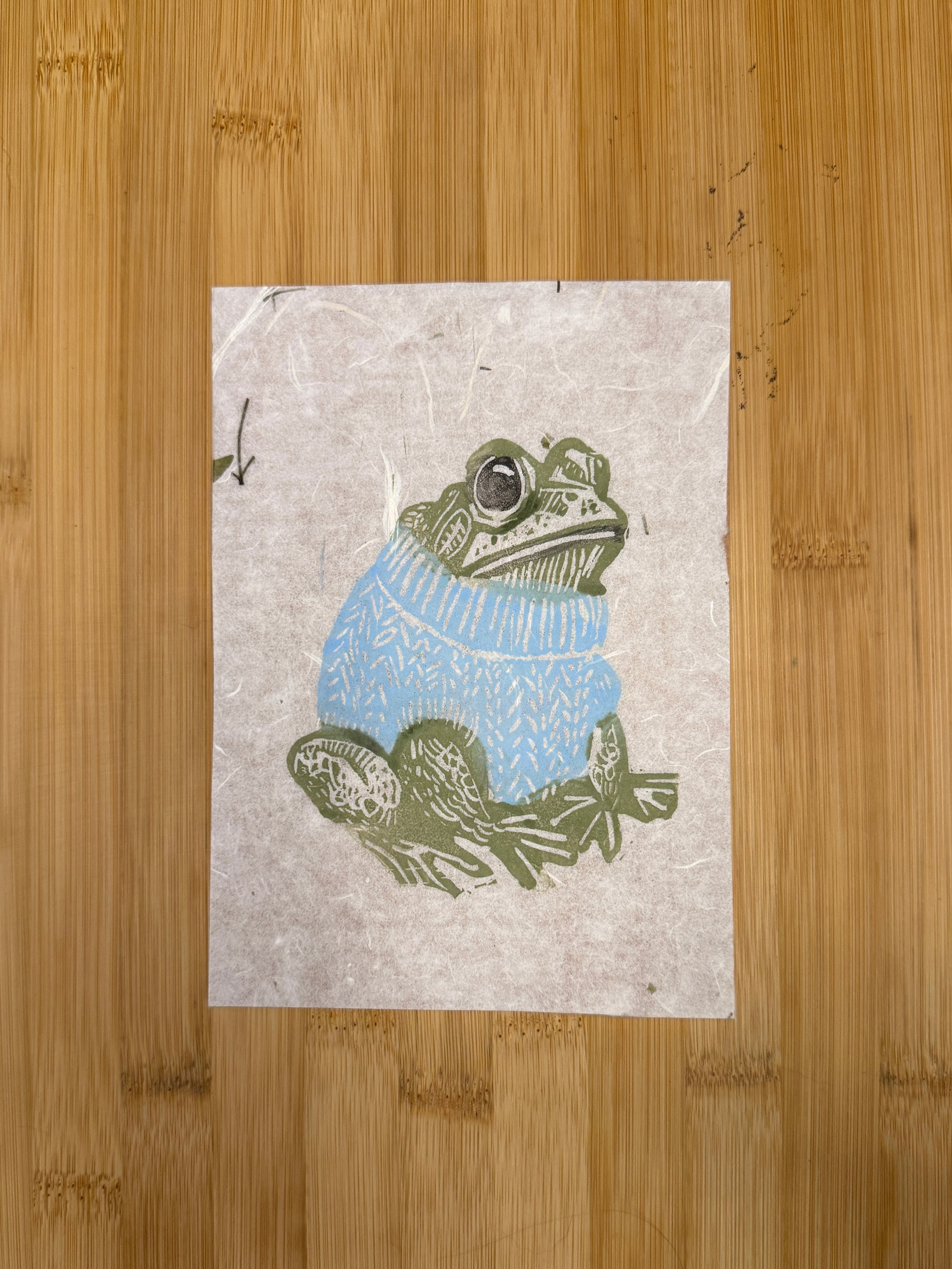 Harold The Frog Print