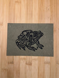 Hiking Frog Print