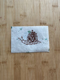 Mini Pinecone Snail Print